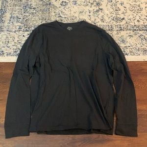 J Crew Long Sleeve Tee - Black - XL